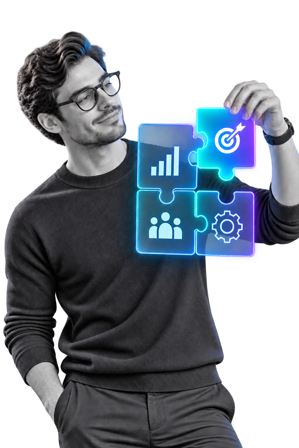 Estrategia y piezas para conectar el negocio